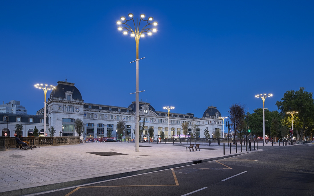 Esplanade gare Matabiau à Toulouse