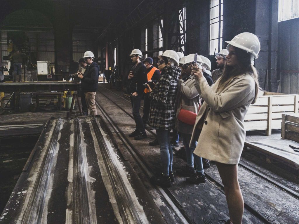 Équipe LEA dans les usines GHM